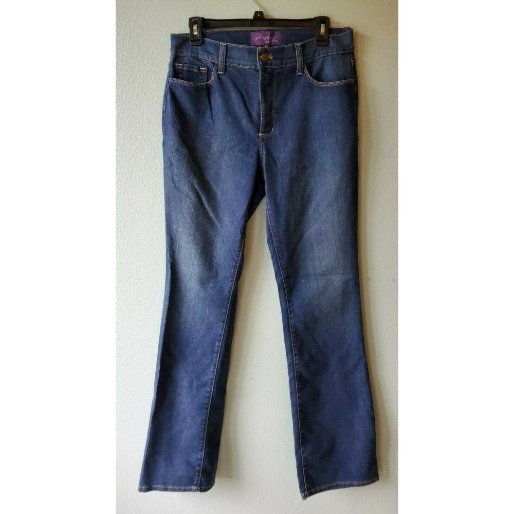NYDJ Bootcut Size 8 Dark Wash Blue Jeans